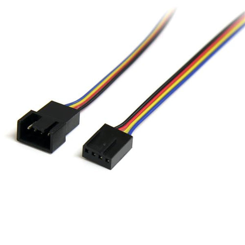 StarTech.com 12in 4 Pin Fan Power Extension Cable - M/F StarTech.com 12in 4 Pin Fan Power Extension Cable - M/F